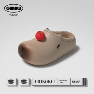 Capybara Slippers - Apple