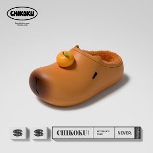 Capybara Slippers - Orange