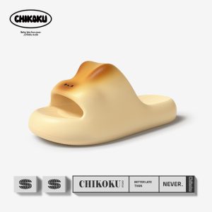 Caramel Rabbit Slides - Yellow