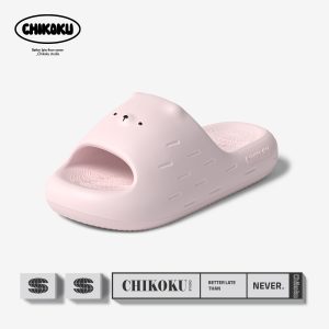 Cream Bear Slides - Creamy Pink